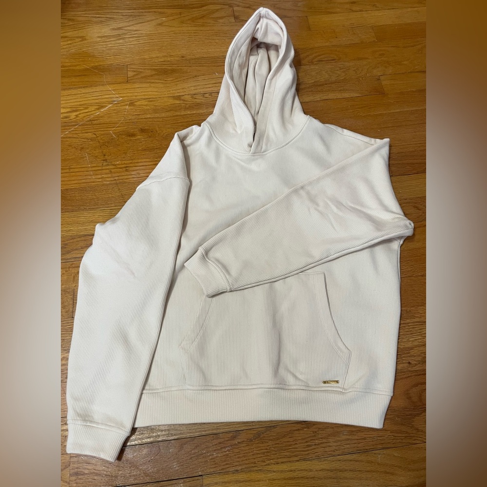 Elegant Cream Hoodie for Women